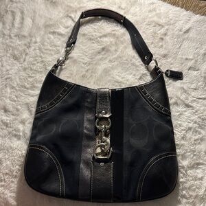 Vintage COACH Ergo Classic Hobo Python Stripe Shoulder Bag